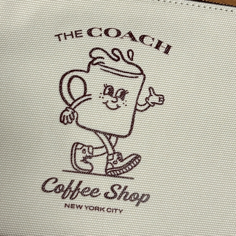 NWT Coach ✨Japan Exclusive ✨ Coach Coffee Shop Clutch - Picture 2 of 12